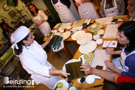 Tawlet Beirut-Gemmayze Social Event Cook & Eat Sushi workshop Lebanon