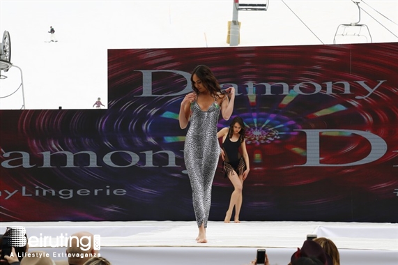 Mzaar Intercontinental Mzaar,Kfardebian Fashion Show Diamony Ski & Fashion Festival Part 1 Lebanon