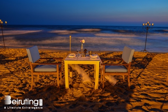 Edde Sands Jbeil Nightlife Romantic Beach Dinner at Edde Sands Lebanon