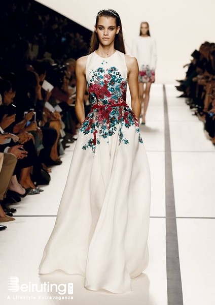 Around the World Fashion Show Elie Saab Spring Summer 2014 Collection Lebanon