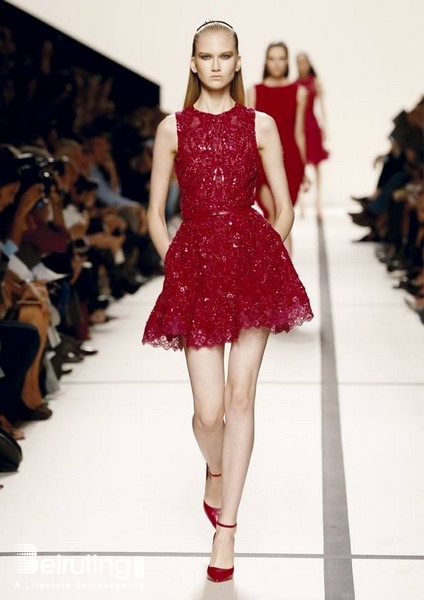 Around the World Fashion Show Elie Saab Spring Summer 2014 Collection Lebanon