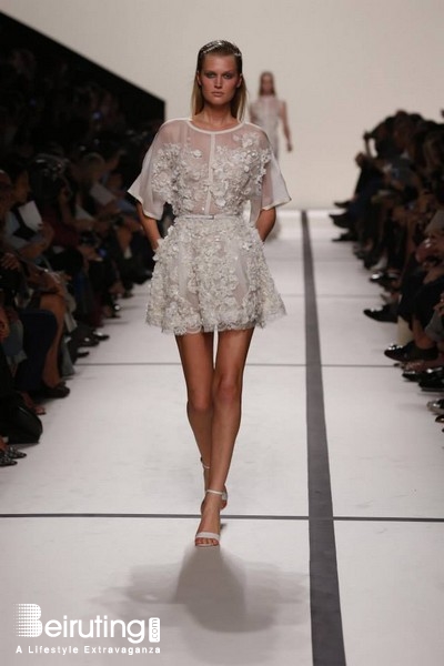 Around the World Fashion Show Elie Saab Spring Summer 2014 Collection Lebanon