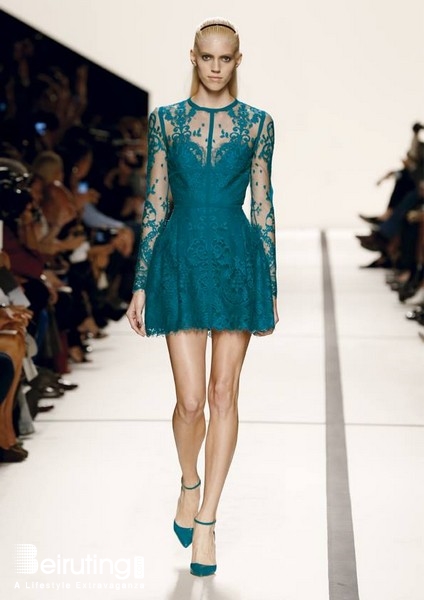 Around the World Fashion Show Elie Saab Spring Summer 2014 Collection Lebanon