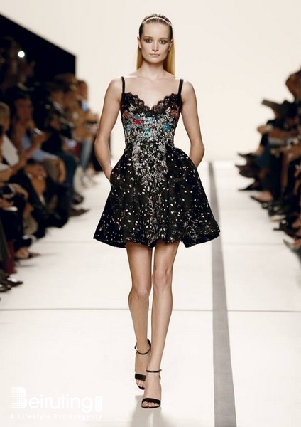 Around the World Fashion Show Elie Saab Spring Summer 2014 Collection Lebanon