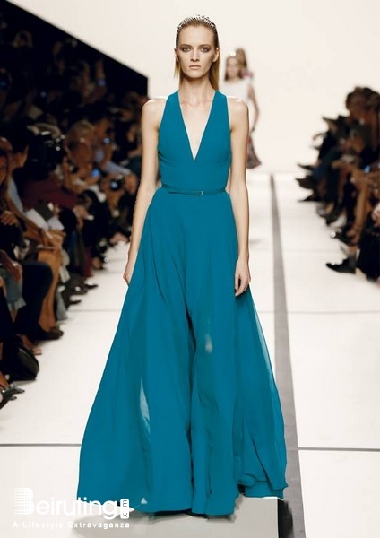 Around the World Fashion Show Elie Saab Spring Summer 2014 Collection Lebanon