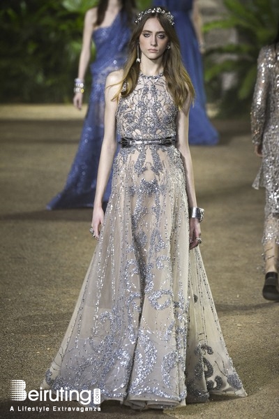 Around the World Fashion Show Elie Saab Spring Summer 2016 Collection at PFW Lebanon