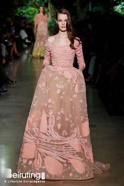 Around the World Fashion Show Elie Saab Spring Summer 2015 Collection Lebanon