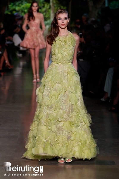 Around the World Fashion Show Elie Saab Spring Summer 2015 Collection Lebanon