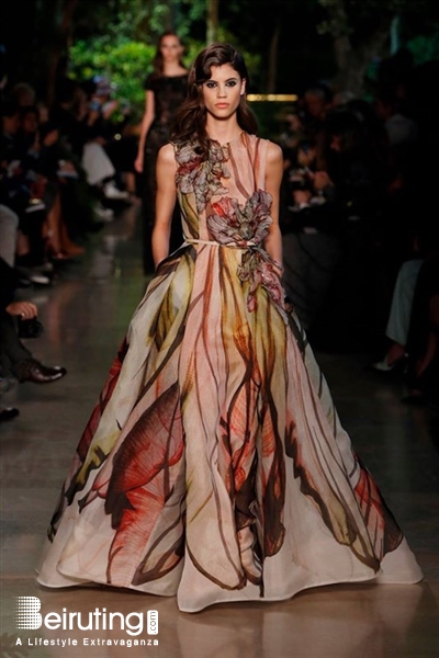 Around the World Fashion Show Elie Saab Spring Summer 2015 Collection Lebanon