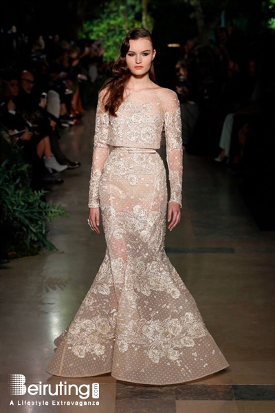 Around the World Fashion Show Elie Saab Spring Summer 2015 Collection Lebanon