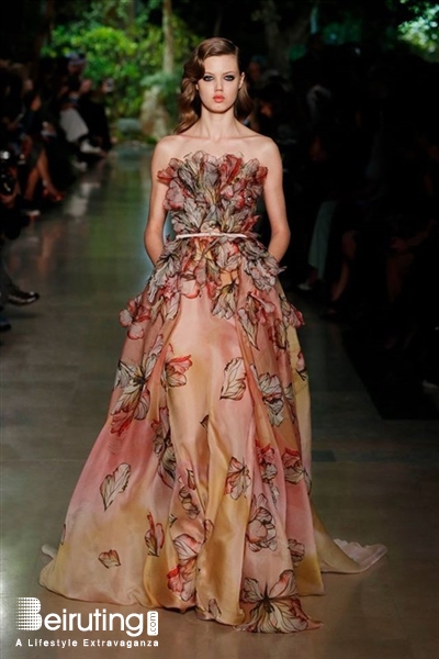 Around the World Fashion Show Elie Saab Spring Summer 2015 Collection Lebanon