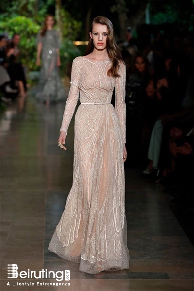 Around the World Fashion Show Elie Saab Spring Summer 2015 Collection Lebanon