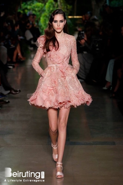 Around the World Fashion Show Elie Saab Spring Summer 2015 Collection Lebanon