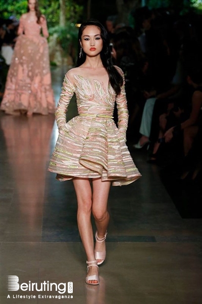 Around the World Fashion Show Elie Saab Spring Summer 2015 Collection Lebanon