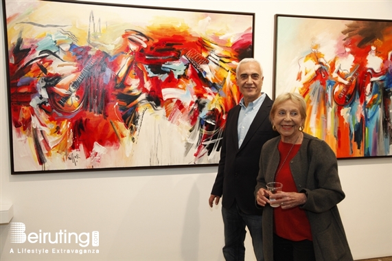 Activities Beirut Suburb Art Missak Terzian, Ambassador of Joy in his Informal Paintings Lebanon