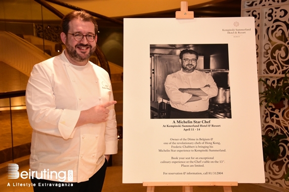 Kempinski Summerland Hotel  Damour Social Event Frederic Chabbert at Kempinski Summerland Lebanon