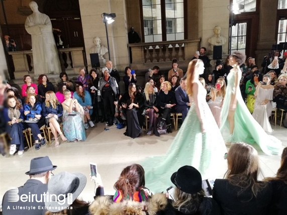 Around the World Fashion Show Georges Hobeika Spring Summer 2018 Couture at PFW Lebanon