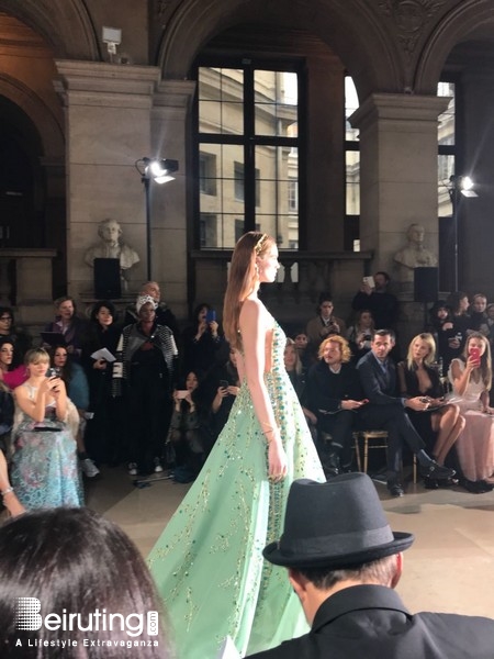 Around the World Fashion Show Georges Hobeika Spring Summer 2018 Couture at PFW Lebanon