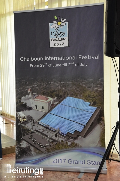 Social Event Ghalboun International Festival Press Conference Lebanon