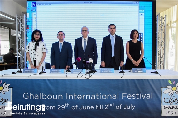 Social Event Ghalboun International Festival Press Conference Lebanon