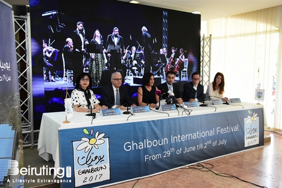 Social Event Ghalboun International Festival Press Conference Lebanon