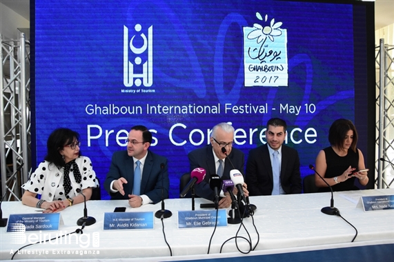 Social Event Ghalboun International Festival Press Conference Lebanon