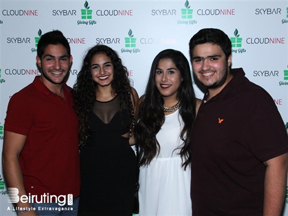 SKYBAR Beirut Suburb Social Event Giving Gifts CloudNine at Skybar Lebanon