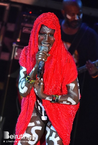 Byblos International Festival Jbeil Concert Grace Jones at Byblos International Festival Lebanon