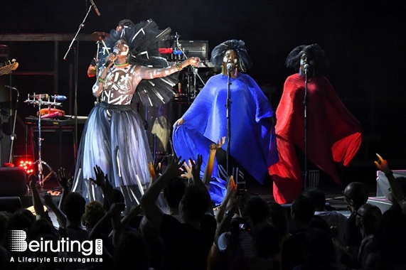 Byblos International Festival Jbeil Concert Grace Jones at Byblos International Festival Lebanon