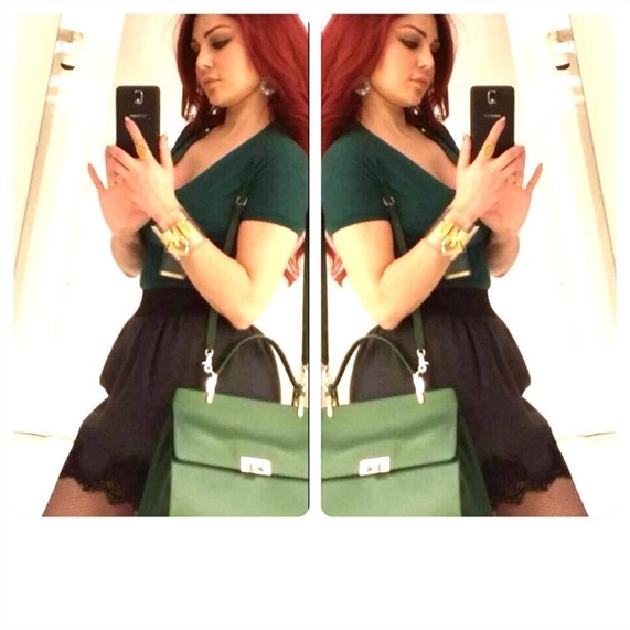 Around the World Social Event Haifa Wehbe in Green Lebanon