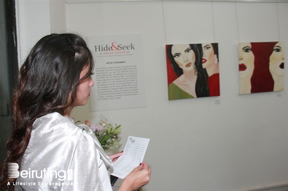 Activities Beirut Suburb Exhibition Hide & Seek solo Exhibition by the artist Abeer Shoukini Lebanon