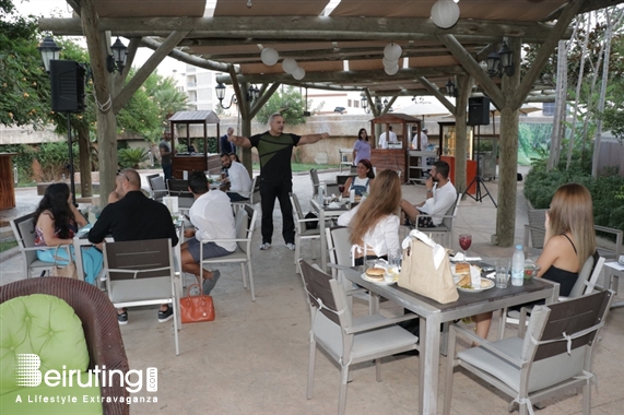 Hilton  Sin El Fil Outdoor Gathering around the pool at Hilton Beirut Habtoor Grand Lebanon