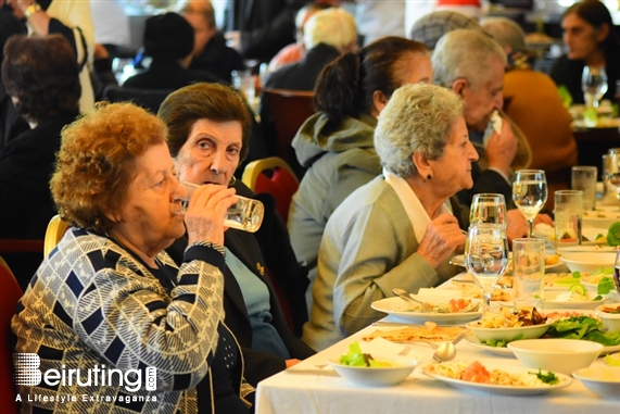 Hilton  Sin El Fil Social Event Hilton Beirut Metropolitan Palace's Christmas lunch for the elderly people Lebanon