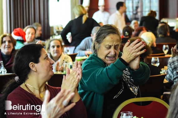 Hilton  Sin El Fil Social Event Hilton Beirut Metropolitan Palace's Christmas lunch for the elderly people Lebanon