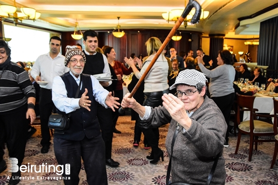 Hilton  Sin El Fil Social Event Hilton Beirut Metropolitan Palace's Christmas lunch for the elderly people Lebanon