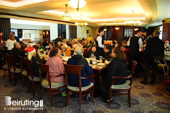 Hilton  Sin El Fil Social Event Hilton Beirut Metropolitan Palace's Christmas lunch for the elderly people Lebanon