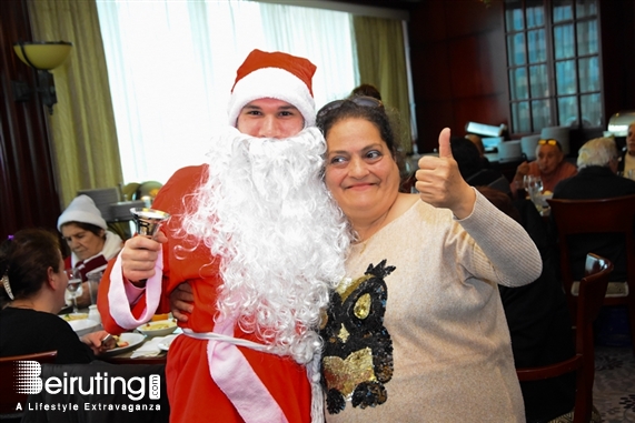 Hilton  Sin El Fil Social Event Hilton Beirut Metropolitan Palace's Christmas lunch for the elderly people Lebanon