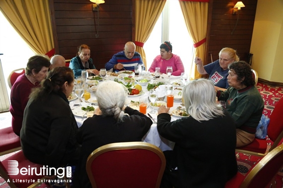 Hilton  Sin El Fil Social Event St Rita Elderly Lunch at Hilton Metropolitan Lebanon