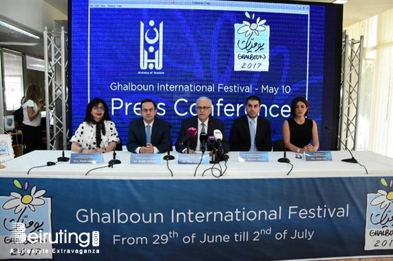 Social Event Ghalboun International Festival Press Conference Lebanon