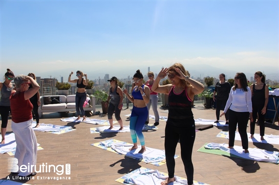 Staybridge Suites Beirut Beirut-Downtown Social Event Yoga By The Pool Lebanon