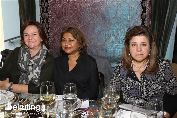 Em Sherif Beirut-Ashrafieh Social Event Dejeuner Femmes avec Fillon au Liban Lebanon