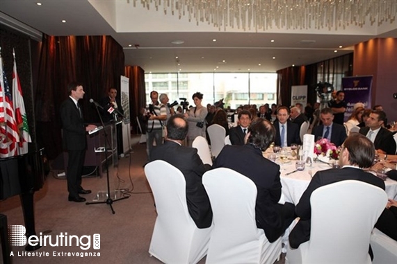 Eau De Vie-Phoenicia Beirut-Downtown Social Event AMCHAM Lunch for US Ambassador Lebanon