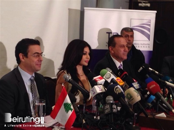 Activities Beirut Suburb Social Event Haifa Wehbe Ambassador for Road and Security Lebanon