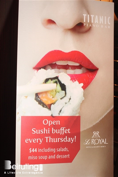 Titanic Restaurant Bar-Le Royal Dbayeh Social Event Open Sushi Buffet  Lebanon