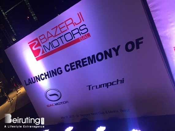 Saint George Yacht Club  Beirut-Downtown Social Event Launching Ceremony of Trumpchi Cars Lebanon