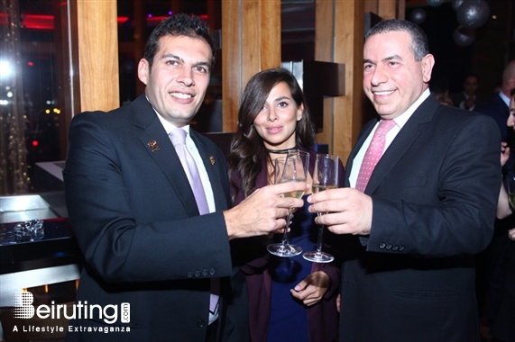 Bar ThreeSixty-Le Gray Beirut-Downtown Social Event Clefs d'Or Pinning Cocktail Reception Lebanon