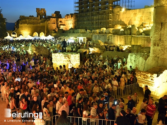 Baalback Festival Concert Ibrahim Maalouf at Baalbeck Festival Lebanon