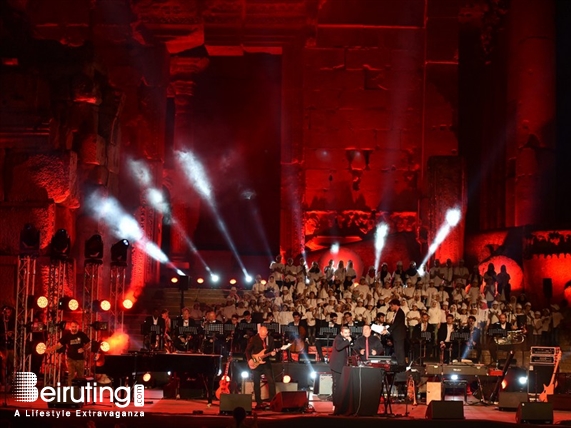 Baalback Festival Concert Ibrahim Maalouf at Baalbeck Festival Lebanon