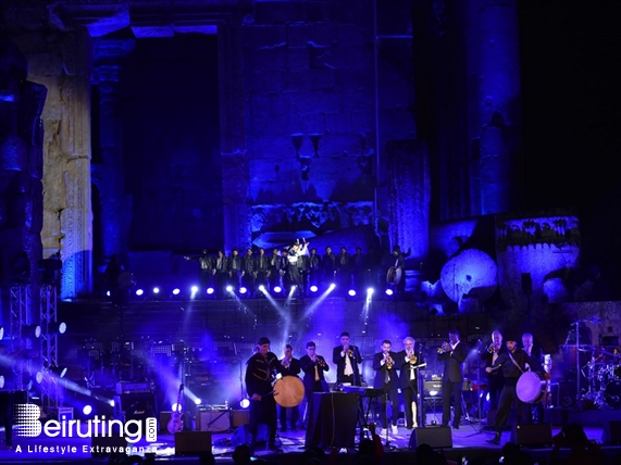 Baalback Festival Concert Ibrahim Maalouf at Baalbeck Festival Lebanon