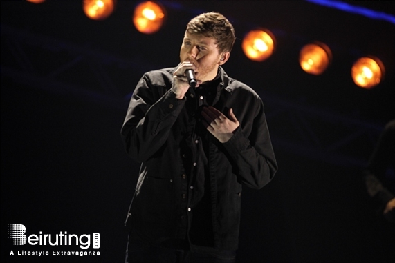 Tv Show Beirut Suburb Social Event James Arthur at X Factor Arabia Lebanon